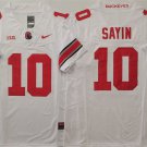men's & youth Ohio State Buckeyes 10 Julian Sayin Jersey White F.U.S.E College Limited Football Game