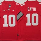 men's & youth Ohio State Buckeyes 10 Julian Sayin Jersey Red F.U.S.E College Limited Football Game