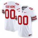 men's & youth Ohio State Buckeyes 00 Custom name number Jersey White F.U.S.E College Football Game