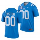 men's & youth Ole Miss Rebels 00 Custom name number Jersey Blue College Limited Football Player Game