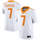 men's & youth Tennessee Volunteers 7 Arion Carter Jersey White College Limited Football Player Game