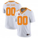 men's & youth Tennessee Volunteers 00 Custom name number Jersey White College Limited Football Game