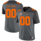 men's & youth Tennessee Volunteers 00 Custom name number Jersey Gray College Limited Football Game