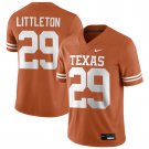 men's & youth Texas Longhorns 29 Graceson Littleton Jersey Orange College Limited Football Game