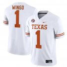 men's & youth Texas Longhorns 1 Ryan Wingo Jersey White College Limited Football Player Team Game