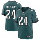 men's & kids Philadelphia Eagles 24 Andrew Mukuba Jersey Green F.U.S.E Limited Football Player Game