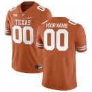 men's & youth Texas Longhorns 00 Custom name number Jersey Orange College Limited Football Game