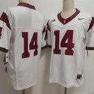 men's & youth USC Trojans 14 Jayden Maiava Jersey White College Limited Football Player Team Game