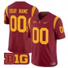 men's & youth USC Trojans 00 Custom name number Jersey Cardinal FUSE College Limited Football Game