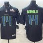 men's & youth Seattle Seahawks 14 Sam Darnold Jersey Black 2026 Super Bowl LX Patch Carbon Fashion