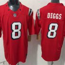 men's & youth New England Patriots 8 Stefon Diggs Jersey Red Special F.U.S.E Limited Player Football