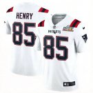 men's & kids New England Patriots 85 Hunter Henry Jersey White 2026 Super Bowl LX Patch Football