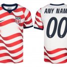 adult & kids USA National Soccer Uniform 00 Custom name number Jersey Home 2026 Red Activewear