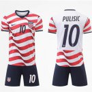 adult & kids USA Soccer Team Uniform Suit 10 Christian Pulisic Jersey Set Home 2026 Red Activewear