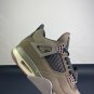 unisex UNDEFEATED &Atilde;� jumpman jordan four Retro basketball olive sneakers with shoes box