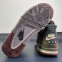 unisex UNDEFEATED &Atilde;� jumpman jordan four Retro basketball olive sneakers with shoes box