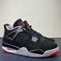 unisex jumpman jordan four Retro bred athleisure fashion trendy basketball sneakers with shoes box