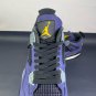 unisex jumpman jordan four Retro Imperial Purple athleisure basketball sneakers with shoes box