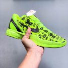 unisex swoosl logo Kobe Bryant six GREEN CNY combat basketball sneakers with shoes box