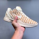 unisex swoosl logo Kobe Bryant six cream CNY combat basketball sneakers with shoes box
