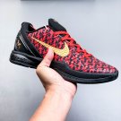 unisex swoosl logo Kobe Bryant six red black CNY combat basketball sneakers with shoes box