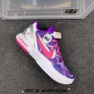 unisex swoosl logo Kobe Bryant six purple pink white combat basketball sneakers with shoes box