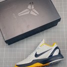 unisex swoosl logo Kobe Bryant six white del sol combat basketball sneakers with shoes box