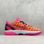 unisex size NK Kobe Bryant six VI Protro Orange Pink CNY combat basketball sneakers with shoes box