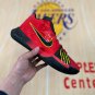 men's kyrie irving III red bruce lee combat basketball sneakers with shoes box