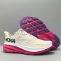 unisex Clifton 9 Egg wine color Champagne white Running sneakers with shoes box men's size