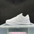 adults & youth unisex Bryant VIII white Training Basketball Sneakers with Shoes boxs