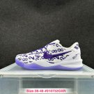 adults & youth unisex Bryant VIII court purple low Basketball Sneakers with Shoes boxs