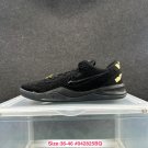 adults & youth unisex Bryant VIII black gold low Basketball Sneakers with Shoes boxs