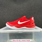 adults & youth unisex Bryant VIII red white low Comfort Basketball Sneakers with Shoes boxs