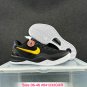 adults & youth unisex Bryant VIII black gold purple low Basketball Sneakers with Shoes boxs