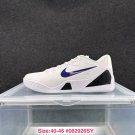 adults & youth unisex Bryant IX elite em white purple black low Basketball Sneakers with Shoes boxs