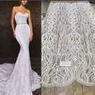 Lace Fabric/ Haute Couture Ivory Lace Fabric