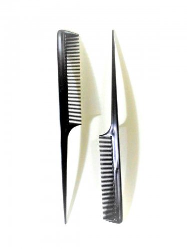 2ct Aristocrat Fine Toothed Flexible Sturdy Rat-tail Combs - 8 1/2"