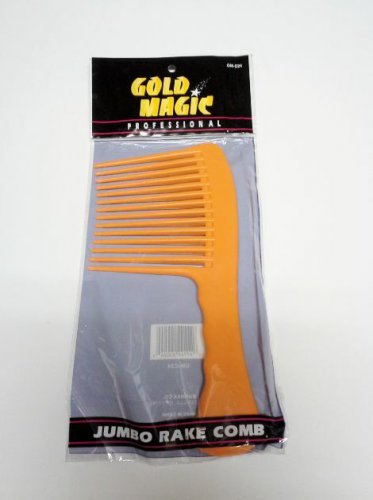 Gold Magic Bone Jumbo Rake Comb