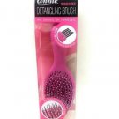 Annie No Snags Wet/Dry Detangling Hair Brush W/ Built In Removable Cleaner