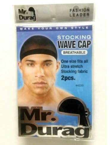 2pcs Mr. Durag Breathable Stocking Wave Cap