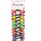 Joy Quality Ex-Large Girls Bally Ball Beads Ponytail Holders