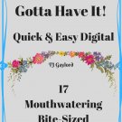 17 Mouthwatering Bite-Sized Recipes Ebook