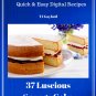 37 Luscious Sponge Cake Recipes Ebook
