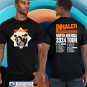 INHALER NORTH AMERICA SUMMER TOUR 2024.INHALER TOUR.UNISEX BLACK TEE CS81