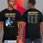 JOHN FOGERTY THE CELEBRATION WORLD TOUR 2024.JOHN FOGERTY TOUR.UNISEX  BLACK TEE CS82