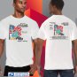 FREEDOM RALLY IOWA MUSIC FESTIVAL 2024.FREEDOM RALLY IOWA.UNISEX WHITE TEE CS81