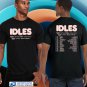 IDLES UNITED KINGDOM IRELAND SUMMER TOUR 2024. IDLES TOUR. UNISEX BLACK TEE CS81
