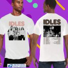 IDLES NORTH AMERICA TOUR 2024. IDLES TOUR. UNISEX WHITE TEE CS81