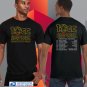 10CC THE ULTIMATE GREATEST HITS EUROPE TOUR 2024. 10CC. TOUR 2024. UNISEX BLACK TEE CS81